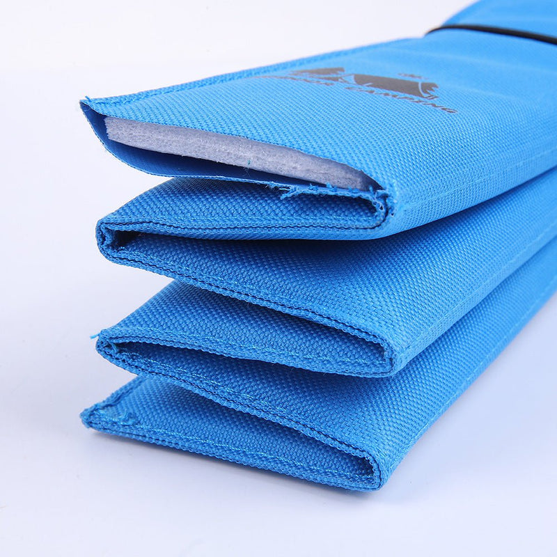 3PCS Black Portable Outdoor Folding Seat Cushion - 42cm x 32cm for Camping and Hiking