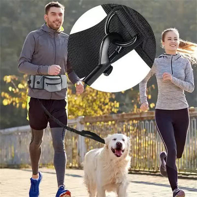 Grey Portable Dog Training Bag - Multi-Function Pet Snack Pouch, Waste Bag Holder, and Training Waist Bag for Dog Walking and Outdoor Adventures