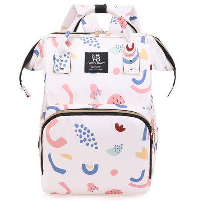 Large Capacity Multi-Functional Baby Diaper Backpack - Stylish and Travel-Friendly Mummy Bag Pink