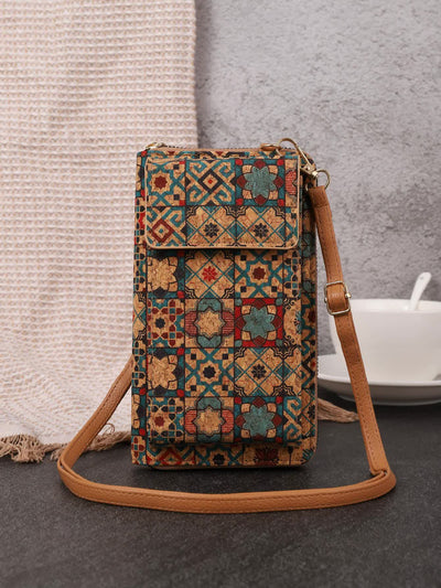A Elegance Vintage Bohemian Style Wallet with Multi-Compartment Design - Large Capacity Zipper Clutch for Women