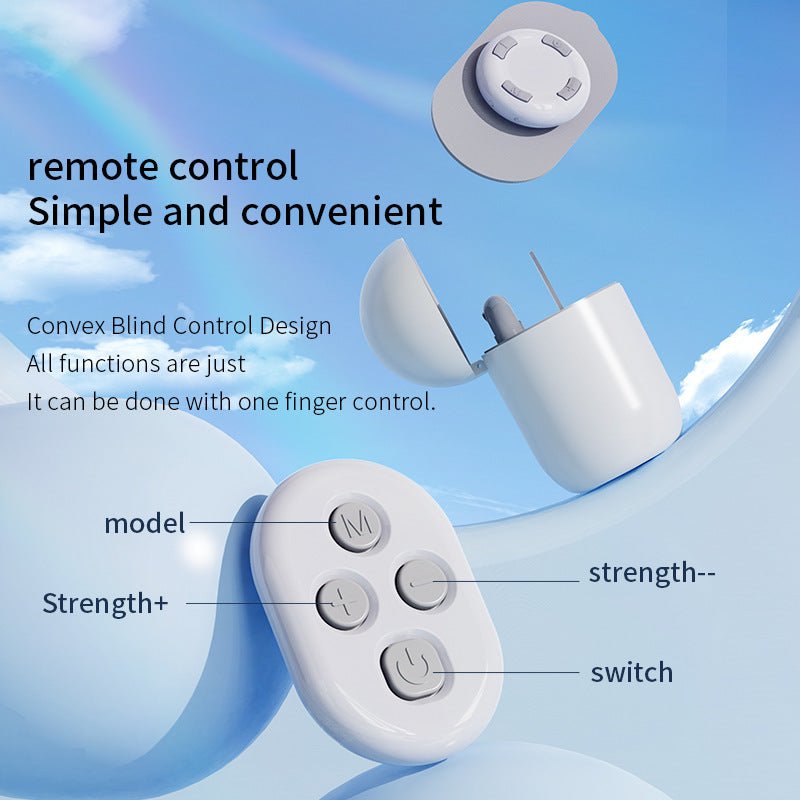 Smart Cervical Spine Massager with Remote Control and Charging Case