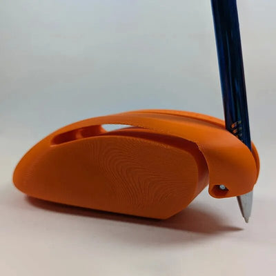 2 PCS Orange Portable Writing and Drawing Assistive Device - Ergonomic, Compact Design for Ease of Use