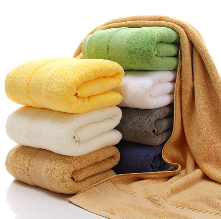 Blue Luxury 100% Cotton Towel Set - 3-Piece Combed Cotton Bath Towel Set