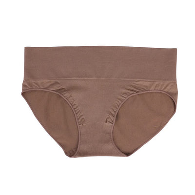 S Coffee 3-Pack High-Waist Microfiber Shaping Briefs - Seamless Full-Coverage Tummy Control Panties