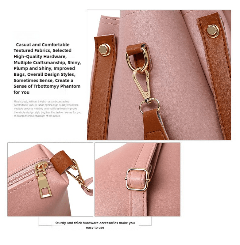 Red Elegant 4-Piece Women&