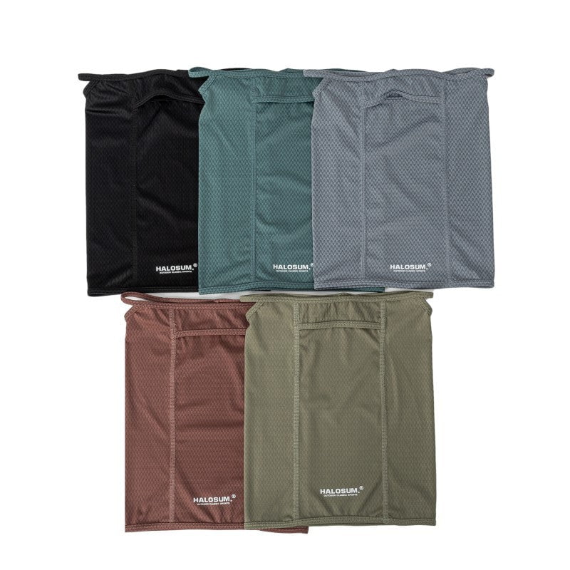 2 Pcs White UV Protection Breathable Cycling Face Mask with Ear Hooks - Summer Ice Silk Neck Gaiter for Men and Women