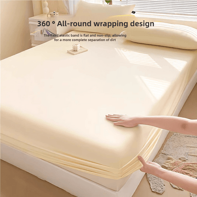 4 Packaging White Disposable Travel Bedding Set - Waterproof & Clean, Soft Non-Woven Fabric, 4 Pieces Set for Twin Beds