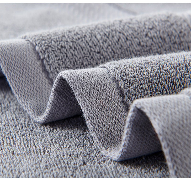 Light Brown Premium Thick Cotton Bath Towel for Adults - Soft and Absorbent Bathroom Towel