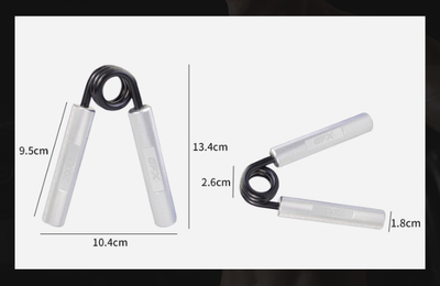 Gold 100lb Hand Grip Strengthener (2-Piece Set) with Non-Slip Aluminum Handles