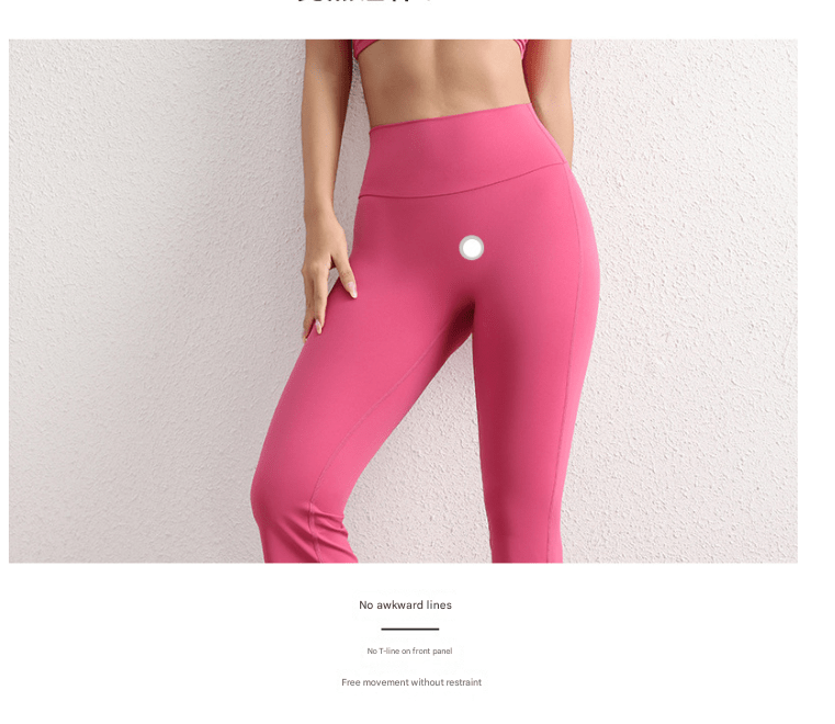 XL Blue High Waist Flare Yoga Pants - Women&