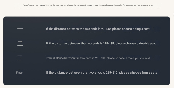 Dark Grey Three-person Sofa Bubble Gauze Sofa Cover with Skirt - Full Elastic Dustproof Three-person Seater 190-230cm