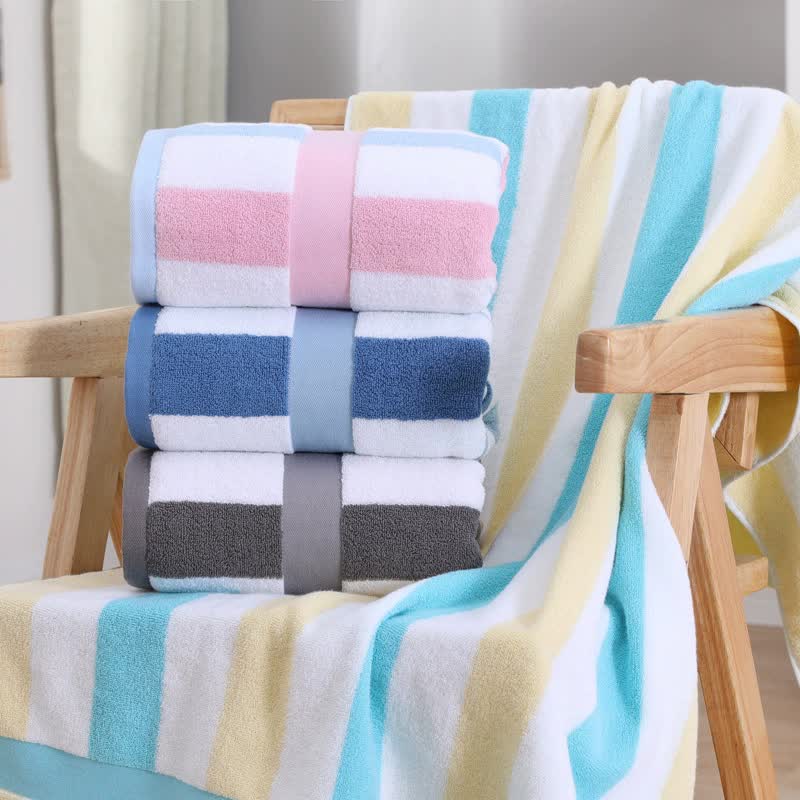 Grey Ultra-Absorbent Long-Fiber Cotton Large Bath Towel – Perfect for Home, Hotel, and Beauty Salons 140cm*70cm