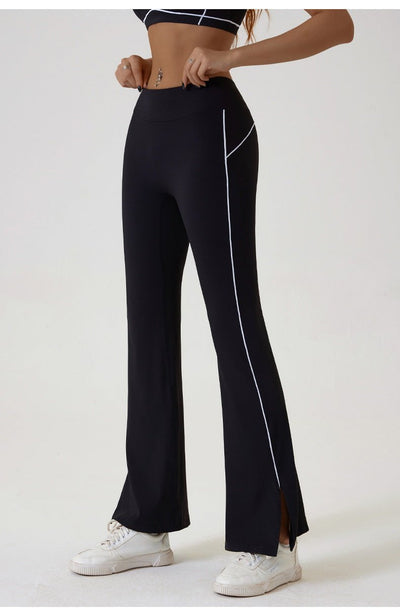 Blue Flared Leggings & Sports Bra Set - Breathable & Stretchy Activewear for Yoga, Running & Gym Workouts Size S