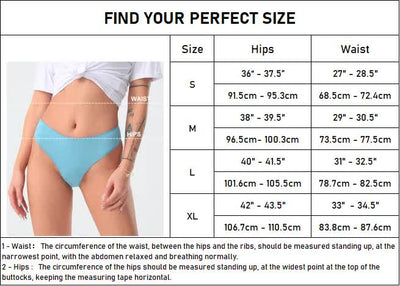 3 pcs Women's Low Waist Cotton Sexy Thong Underwear size L