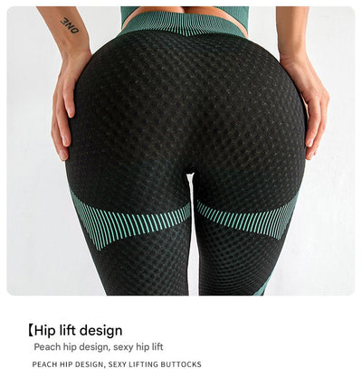 Elegant purple High Waist Yoga Set for Women - Sports Bra, Long Sleeve Shirt & Leggings 3-Piece Workout Set Size XXL