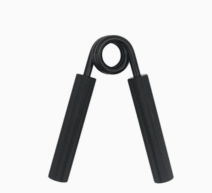 2 pcs Black Heavy Duty Metal Hand Grip Strengthener - Hand Training Equipment for Rehabilitation & Fitness with Adjustable Resistance 200LB