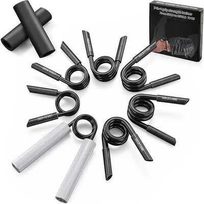 4-in-1 Aluminum Metal Grip Strength Trainer Set with Adjustable Resistance - Wrist, Finger, and Arm Exercise （100LB-250LB）