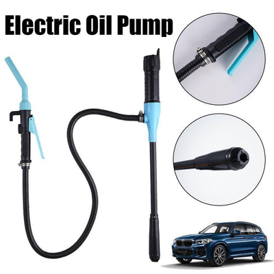 Portable Electric Oil Pump with Handle for Easy Use - Ideal for Cars, Boats, and More