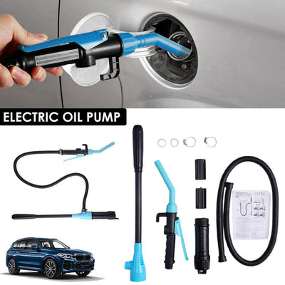 Portable Electric Oil Pump with Handle for Easy Use - Ideal for Cars, Boats, and More