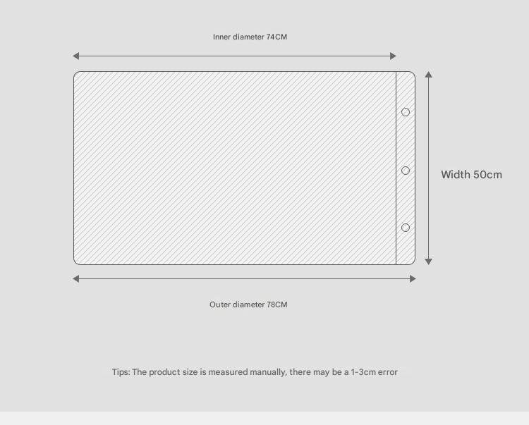 Green Prism Snap-On Cotton Gauze Pillowcase Set - Full Coverage, Non-Slip, Easy Closure (One pair without pillow core)