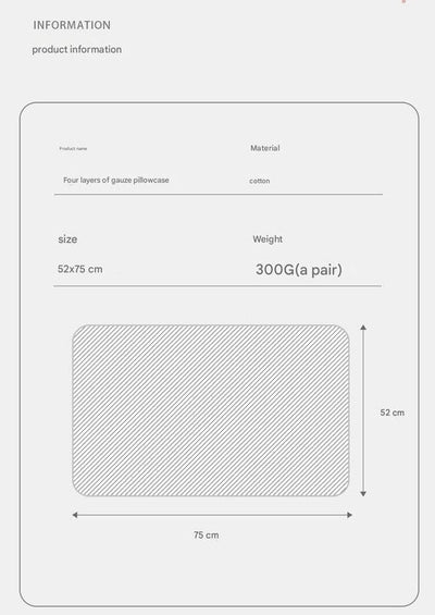 Pair of Orange pattern Tied Cotton Gauze Pillow Cover - Secure Fit, Premium Comfort (Insert Not Included)