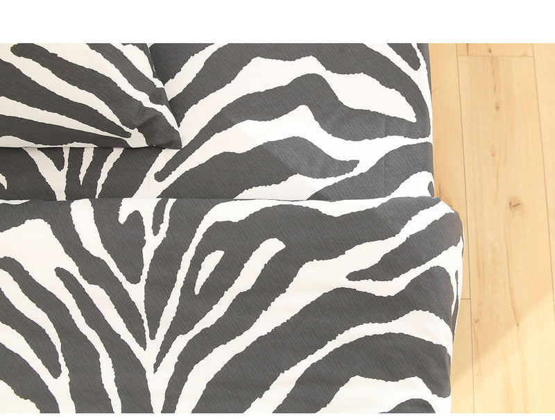 Leopard Duvet Cover - 3 Piece Bedding Set (with Corner Ties)Quilt cover 230cm x 230cm, pillowcase 51 x 92cm