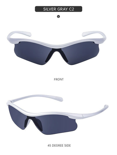 2 pcs Sports Cycling Windproof Sunglasses - UV Protection, Lightweight, Anti-Glare Design