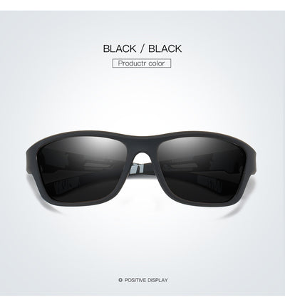 2 pcs Stylish Polarized Sports Sunglasses - UV Protection, Lightweight, Ideal for Fishing & Outdoor Activities