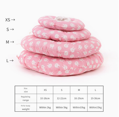 2 pcs Underwater World Soft Pet Recovery Collar - Comfortable Anti-Lick Cone for Cats & Dogs Size M