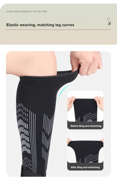 Size XL 1 Pair Light Gray Compression Calf Sleeves for Sports - Adjustable Support for Running, Soccer, Hiking & More