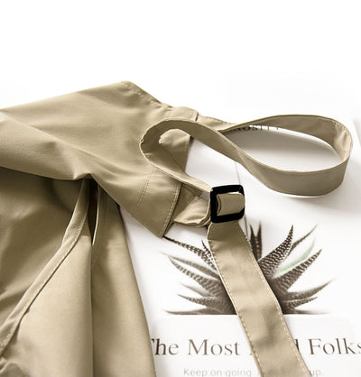 Black Waterproof & Oil-Proof Apron - Adjustable Kitchen Apron with Pockets