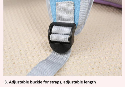 Khaki Portable Pet Carrier Backpack - Spacious, Breathable, and Travel-Friendly for Cats and Small Dogs