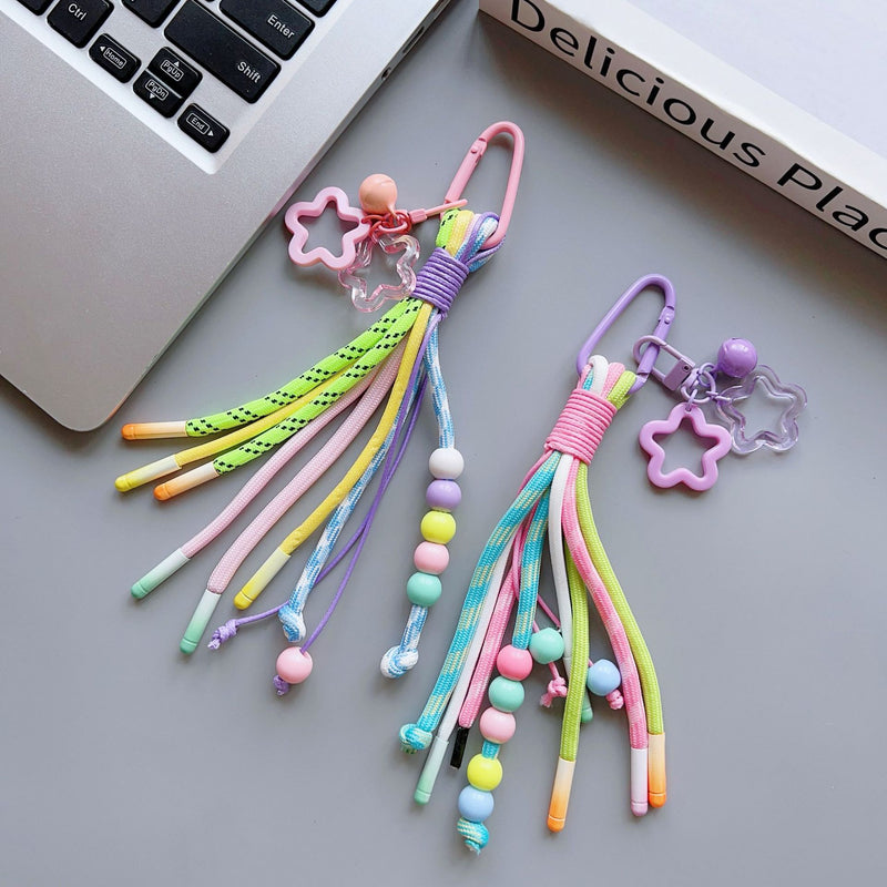 5 Unique Colorful Cell Phone Straps - Dopamine Lanyard Set