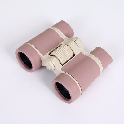 2 pcs Purple Kids Toy Binoculars - 4x Magnification, Safe ABS Construction