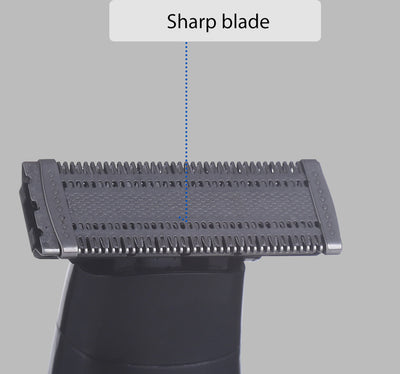 One Blade Electric Shaver for Men - Safe for Sensitive Areas, Wet/Dry Use