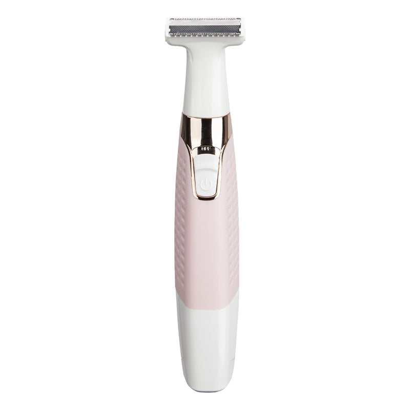 Pink Electric Shaver for Women - USB Rechargeable, Painless Hair Removal