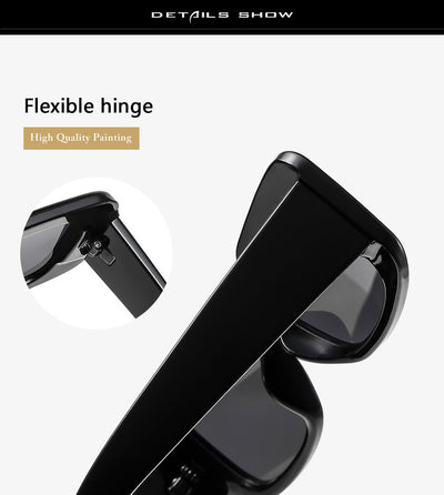 2-pcs Retro Rectangular Sunglasses for Women & Men