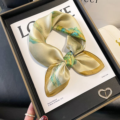 A Thousand Miles of Rivers and Mountains Women's silk scarves, accessories for all seasons