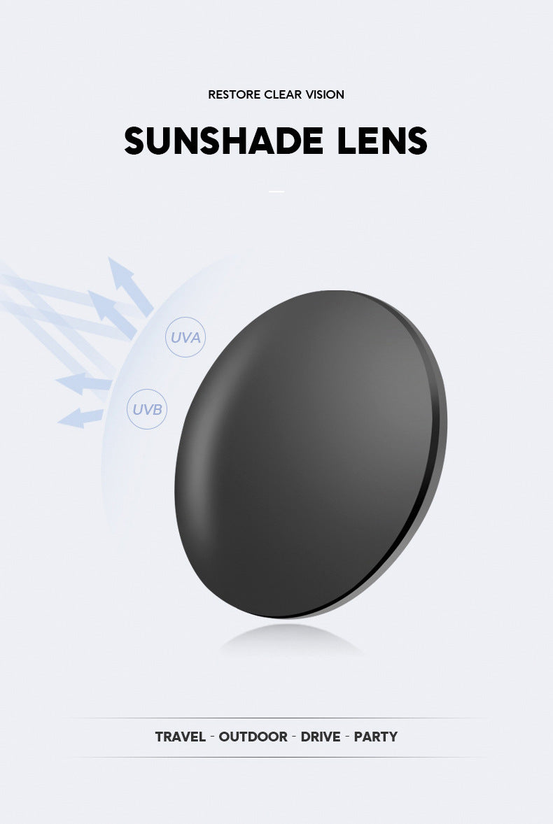 Gold + Black 2-PCS Retro Oval Sunglasses with UV Protection for Men & Women