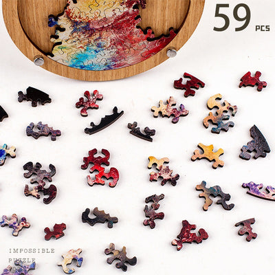 Uranus Wooden Jigsaw Puzzle - 59 Piece Solar System Jigsaw Puzzle
