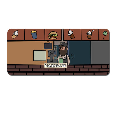 Oversized Cartoon Desk Pad - 90x40x0.4cm Mouse Mat, Non-Slip Base (Style 5)