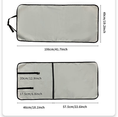 4 Pcs Black with Paw Waterproof Pet Car Seat Cover - Scratch-Resistant Oxford Cloth  for Dogs and Cats (106 x 49 cm)