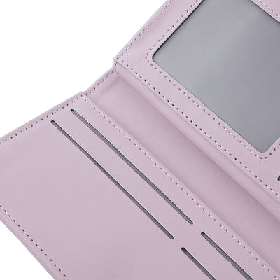 Green Elegant Women's Long Wallet - Clutch Purse with Zip Coin Pocket & Card Slots