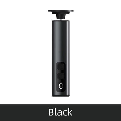 Black Rechargeable Electric Foot File with 9 Speed Settings - Callus Remover for Smooth Feet