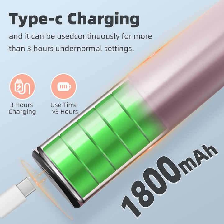 Black Rechargeable Electric Foot File with 9 Speed Settings - Callus Remover for Smooth Feet