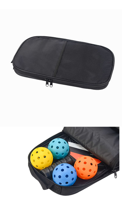 Light Green Fiberglass Pickleball Paddle Set - 2 Minimalist Paddles, 4 Balls, and Carry Bag for Outdoor Play