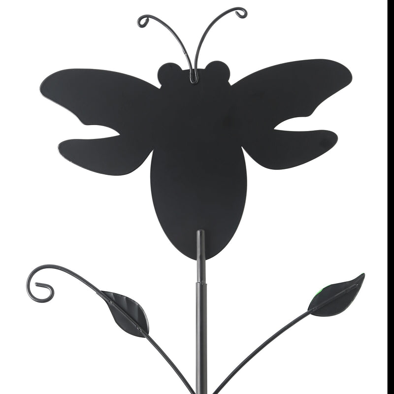 Yellow And Black Bee Pattern Charming Metal Garden Stakes | Welcome Yard & Lawn Decor
