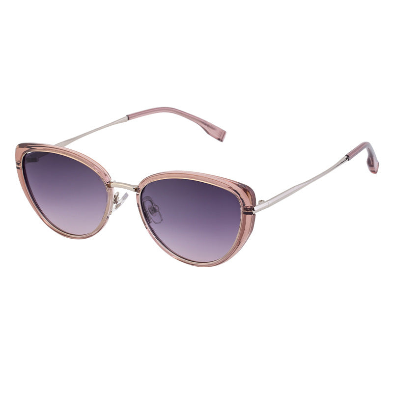 Pink Frame Chic Cat Eye Polarized Sunglasses for Women - Lightweight UV Protection Fashion Eyewear