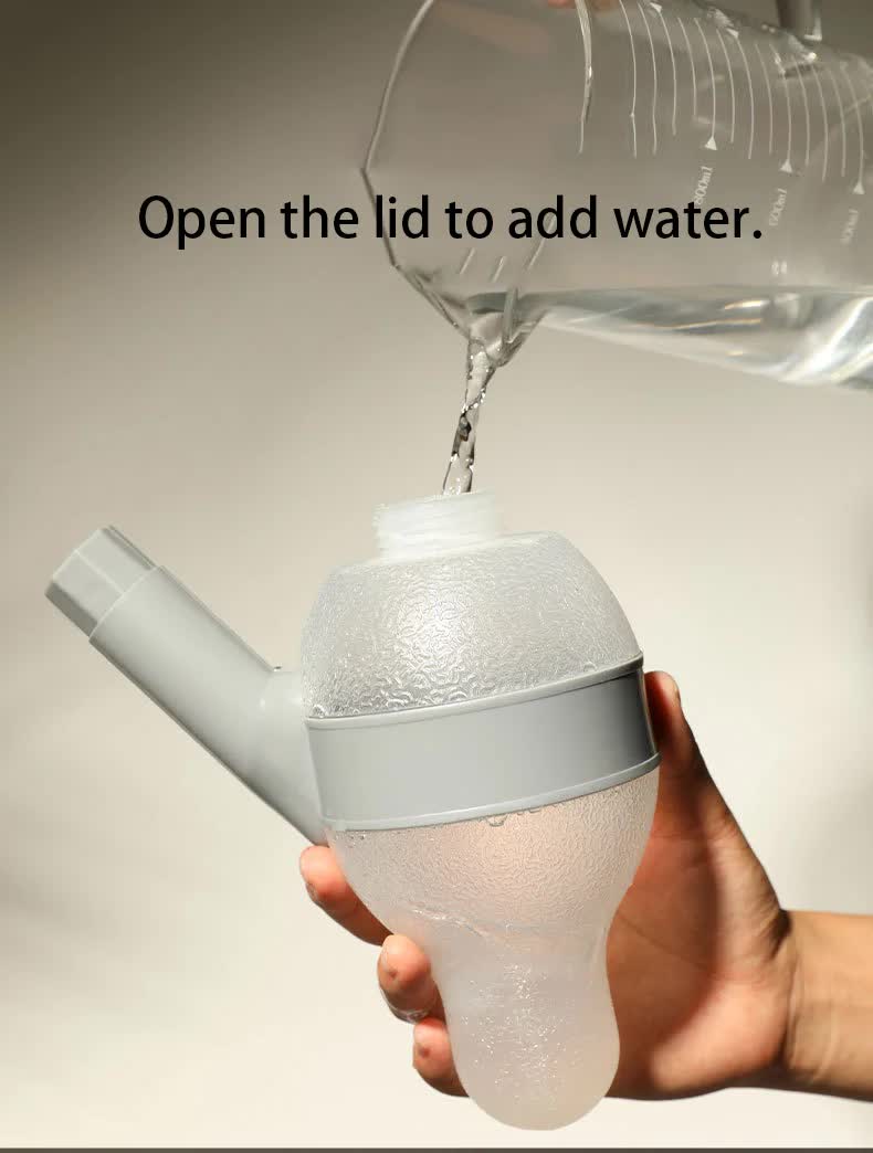 Grey Base Adjustable Height Pet Water Dispenser with Food Bowl Base - Non-Drip Bottle Feeder Station for Dogs & Cats