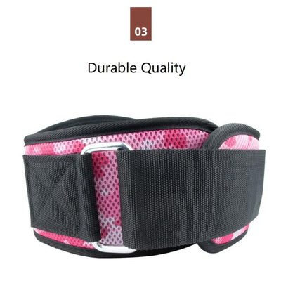 Size XS Grey Camouflage Camo Weightlifting Belt - EVA Nylon Gym Belt for Squats, Deadlifts & Lumbar Support